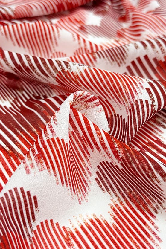 Stretch Chiffon: Stretch Chiffon Heart Long Mermaid Dress