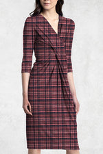 Red Tartan Check Venus Dress - Size 13
