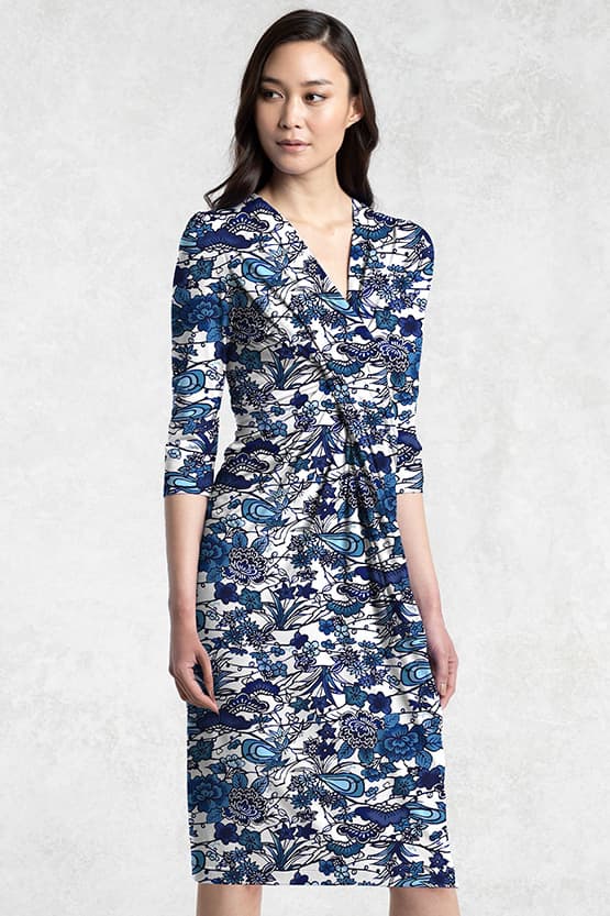 "Ruri" Ryukyu Bingata Venus Dress - Size 13