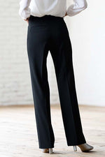 Reproduction / All-Season Material: Smart Stretch Black Straight Pants