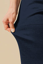 Space Material: Straight Wide Pants