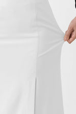 All-Season Material: Smart Stretch Wrap Skirt