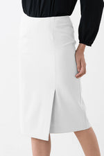 All-Season Material: Smart Stretch Wrap Skirt