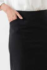 All-Season Material: Smart Stretch Wrap Skirt