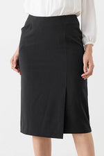 All-Season Material: Smart Stretch Wrap Skirt