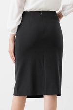 All-Season Material: Smart Stretch Wrap Skirt