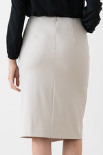 All-Season Material: Smart Stretch Wrap Skirt