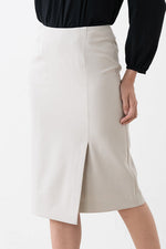 All-Season Material: Smart Stretch Wrap Skirt