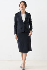 All-Season Material: Smart Stretch Wrap Skirt