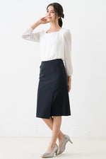 All-Season Material: Smart Stretch Wrap Skirt