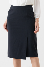 All-Season Material: Smart Stretch Wrap Skirt