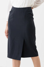 All-Season Material: Smart Stretch Wrap Skirt