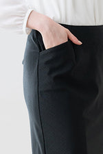 Stretch Jacquard: Geo Jacquard Wrap Skirt