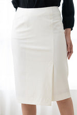 Stretch Jacquard: Geo Jacquard Wrap Skirt