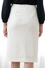 Stretch Jacquard: Geo Jacquard Wrap Skirt