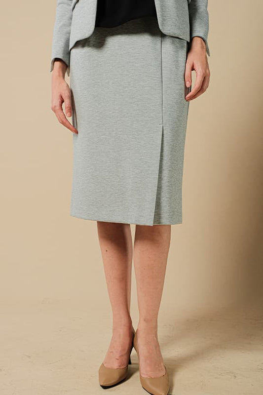 Double Jersey: Double Jersey Front Vent Skirt