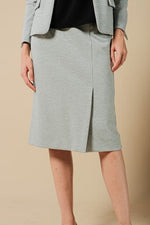 Double Jersey: Double Jersey Front Vent Skirt
