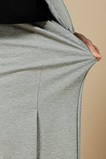 Double Jersey: Double Jersey Front Vent Skirt
