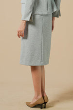 Double Jersey: Double Jersey Front Vent Skirt