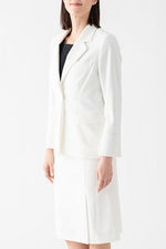 All-Season Material: Smart Stretch Front Vent Skirt