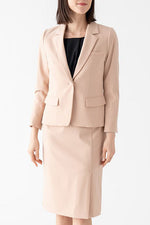 All-Season Material: Smart Stretch Front Vent Skirt