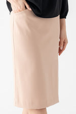 All-Season Material: Smart Stretch Front Vent Skirt