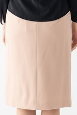 All-Season Material: Smart Stretch Front Vent Skirt