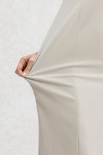 All-Season Material: Smart Stretch Front Vent Skirt