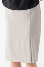 All-Season Material: Smart Stretch Front Vent Skirt