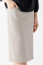 All-Season Material: Smart Stretch Front Vent Skirt