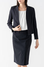 All-Season Material: Smart Stretch Front Vent Skirt