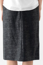Stretch Jacquard: Jacquard Front Vent Skirt