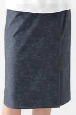 Stretch Jacquard: Jacquard Front Vent Skirt