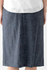 Stretch Jacquard: Jacquard Front Vent Skirt