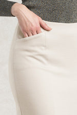 Double Jersey: Double Jersey Front Vent Skirt