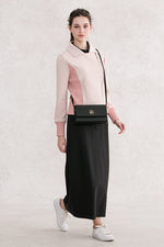 Pink Beige Flight Riders Jacket