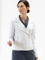 White Soft Stretch Riders Jacket