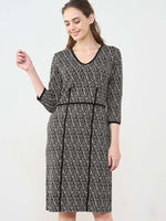Mosaic Knit Dress