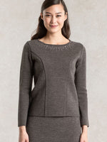 Setup: Charcoal Gray Bijou Top