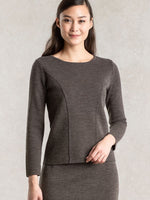 Setup: Charcoal Gray Milano Rib Top