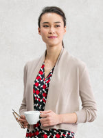 Cream Beige Kanazawa Short Cardigan