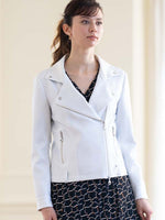 White Soft Stretch Riders Jacket