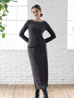 Setup: Charcoal Gray Bijou Top