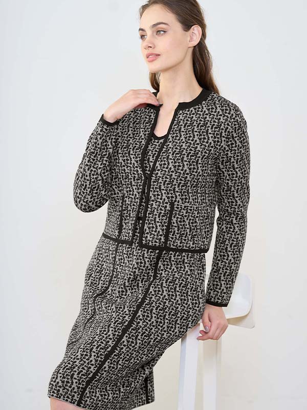 Mosaic Short Cardigan