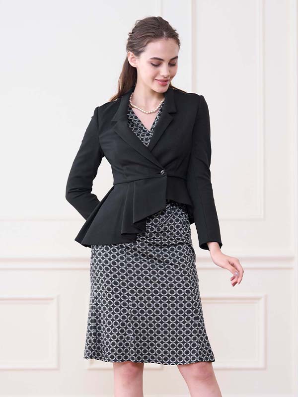 Black Asymmetry Jacket