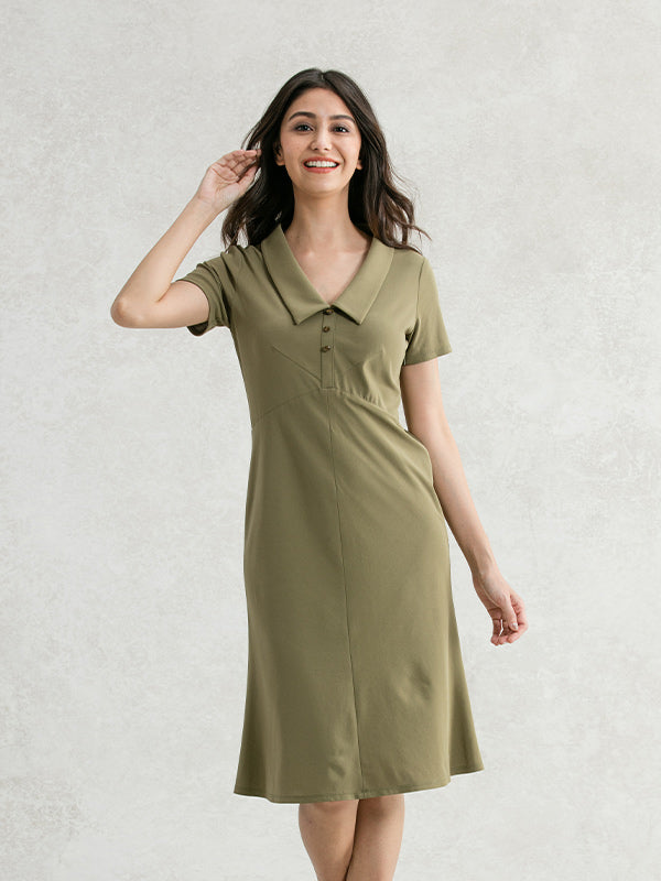Cotton Shirt Dress