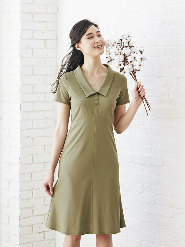Cotton Shirt Dress