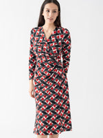 Red Fox Gathered Dress