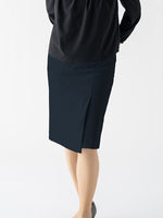 Active Cool: Dark Navy Wrap Skirt