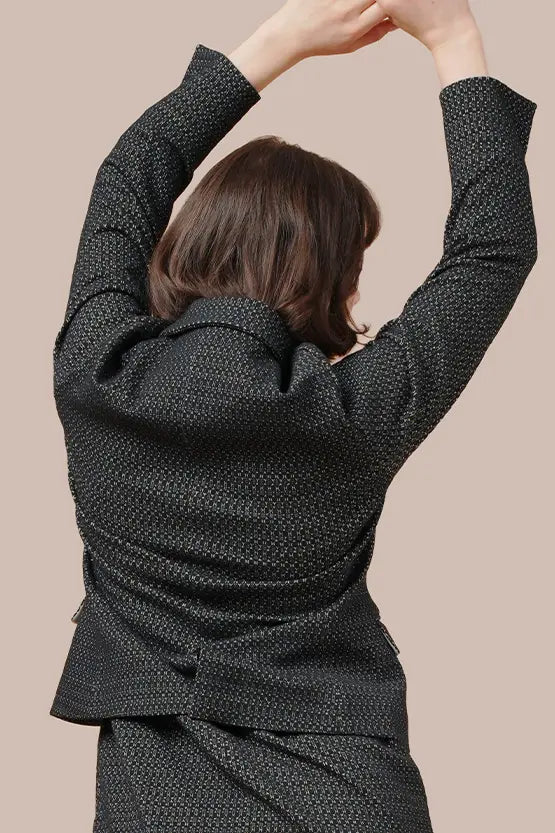 Lame Jacquard: Tailored Jacket
